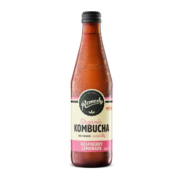 Remedy Kombucha Raspberry Lemonade