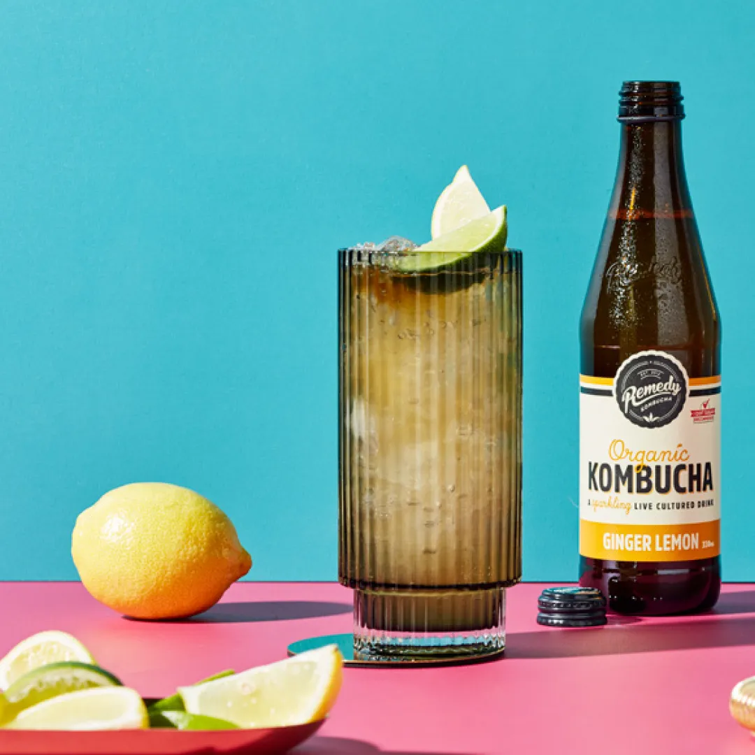 Remedy Kombucha Ginger Lemon