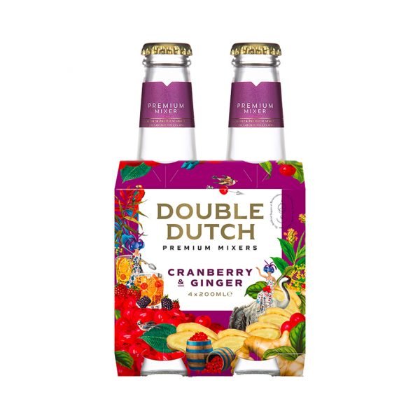 Double Dutch Cranberry & Ginger Tonic Water