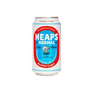 heaps normal lager can