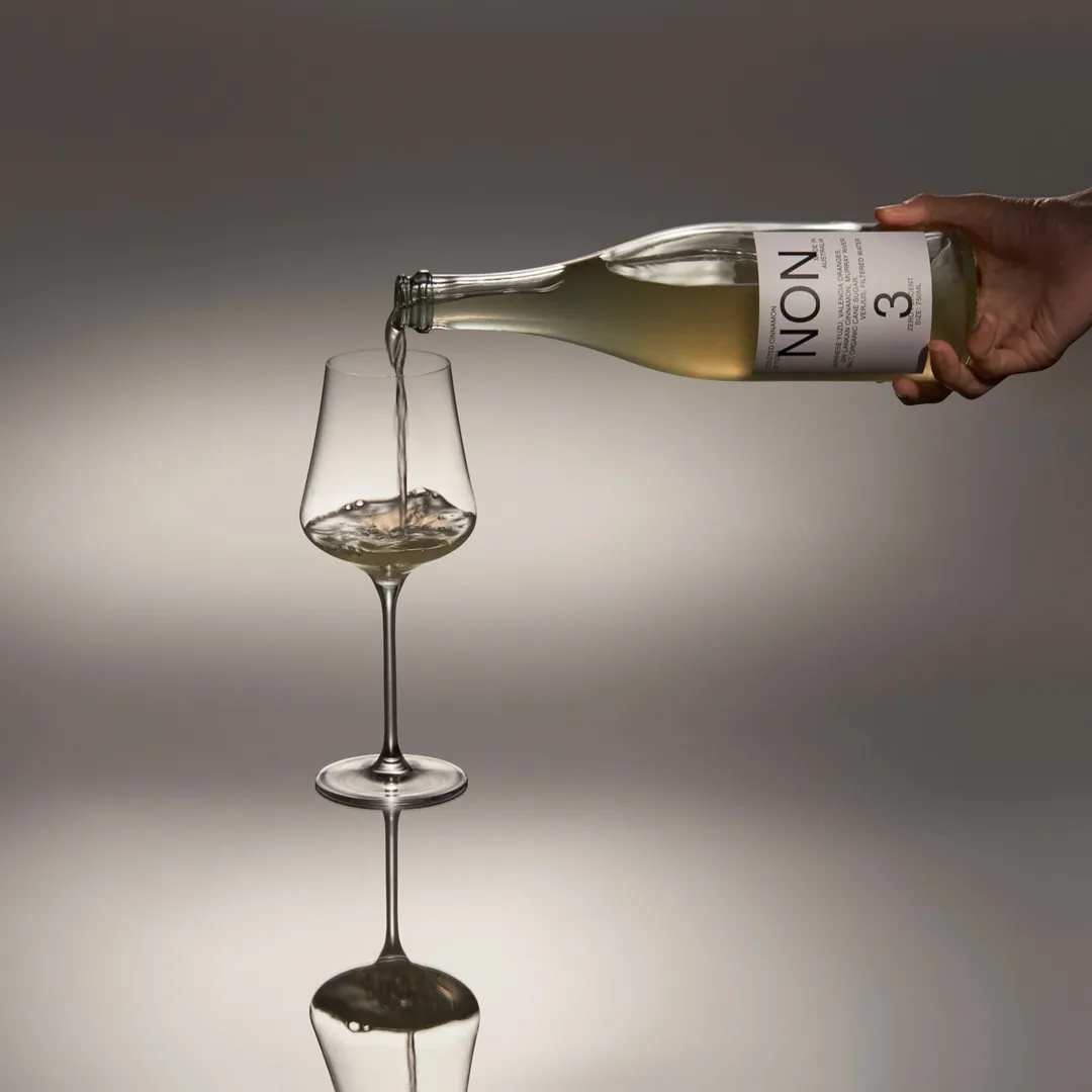 NON Wine Alternative. Non-alcoholic. Gluten-free. Halal. Vegan certified.