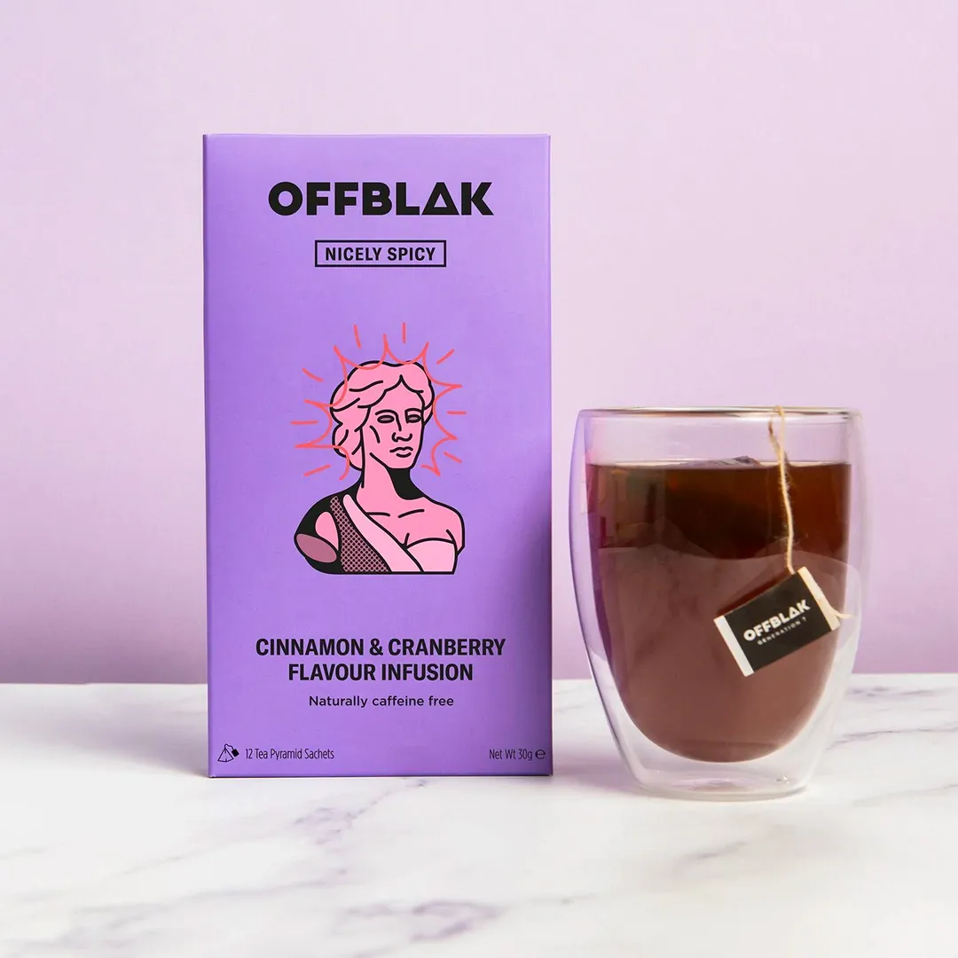 OFFBLAK Cranberry & Cinnamon Herbal Tea