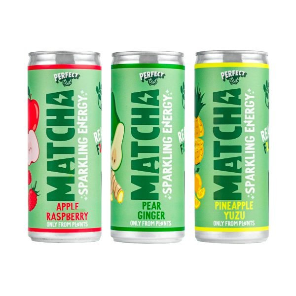 Perfect Ted Sparkling Matcha Energy Trio