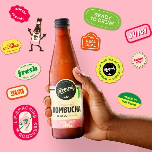 Remedy Kombucha Pink Lady Apple