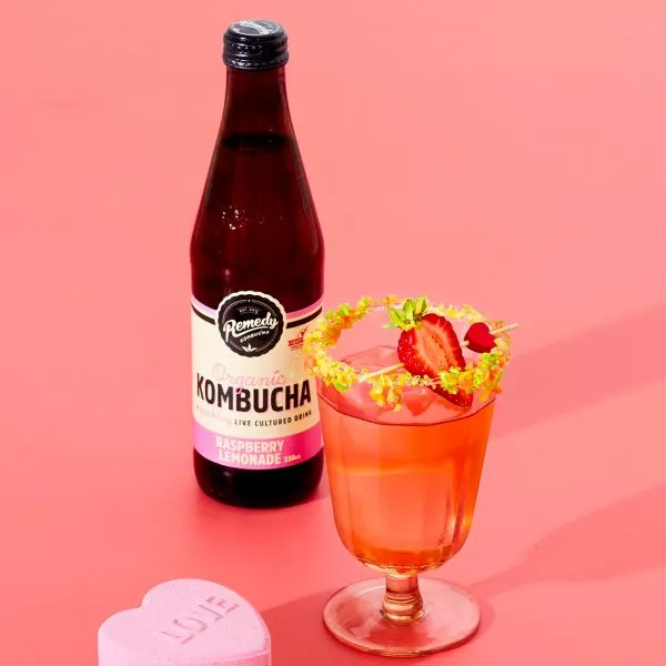 Remedy Kombucha Raspberry Lemonade