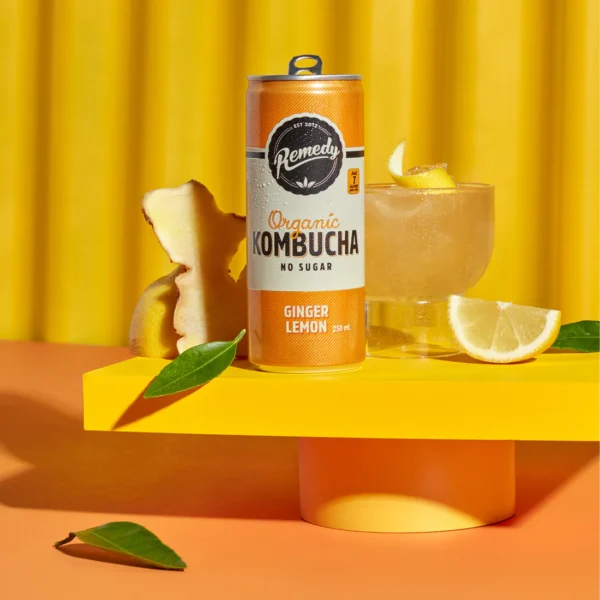 Remedy Kombucha Ginger Lemon