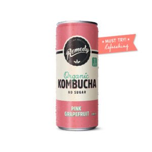 Remedy Kombucha Pink Grapefruit