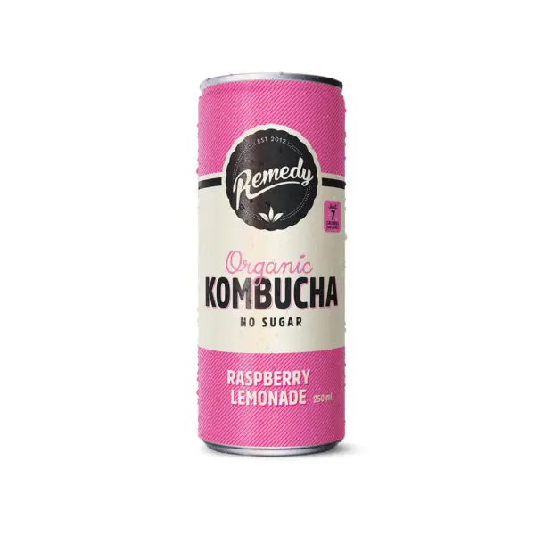 Remedy Kombucha Raspberry Lemonade